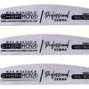 Lima Semi-Curva Profesional Zebra Gramaje 100/180 Cherimoya