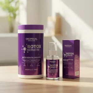 Pack Crema Capilar y Aceite Botox Keratin con Colágeno Obopekal