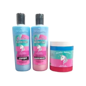 Kit Shampoo +Acondicionador +Crema Capilar Bomba Nutritiva Copacabana