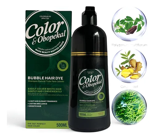Shampoo Color Obopekal Natural Tinte para Cabello Caramelo 500ml - Imagen 5