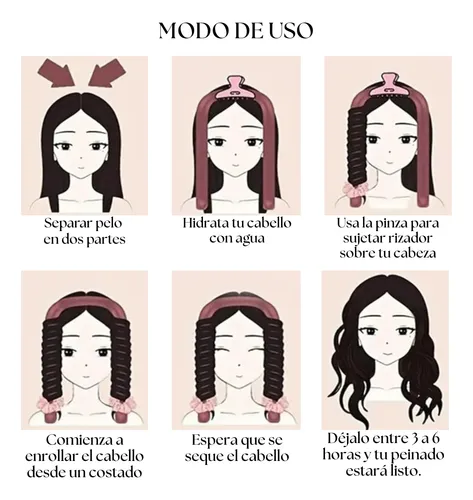 Tubo /Rizador ondas sin calor - Imagen 3