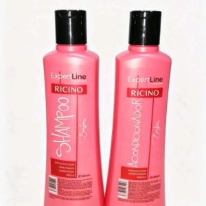 Pack Shampoo + Acondicionador Ricino ExpertLine Everglam Anti Caida (500ml)