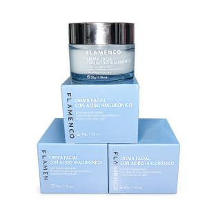 Crema Facial con Ácido Hialurónico de Flamenco 50G