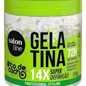 Gelatina 14X Súper Definición 72H de Cachos Salon Line (Vegano) 550g