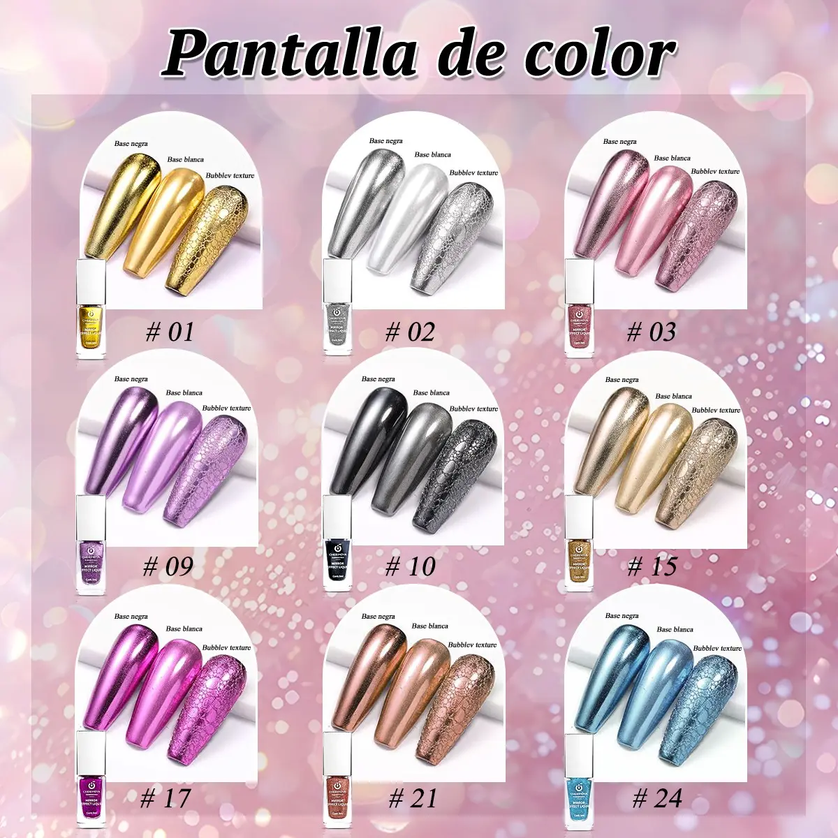 Mirror Effect Liquid (Efecto Espejo) Cherimoya 5ml - Imagen 2
