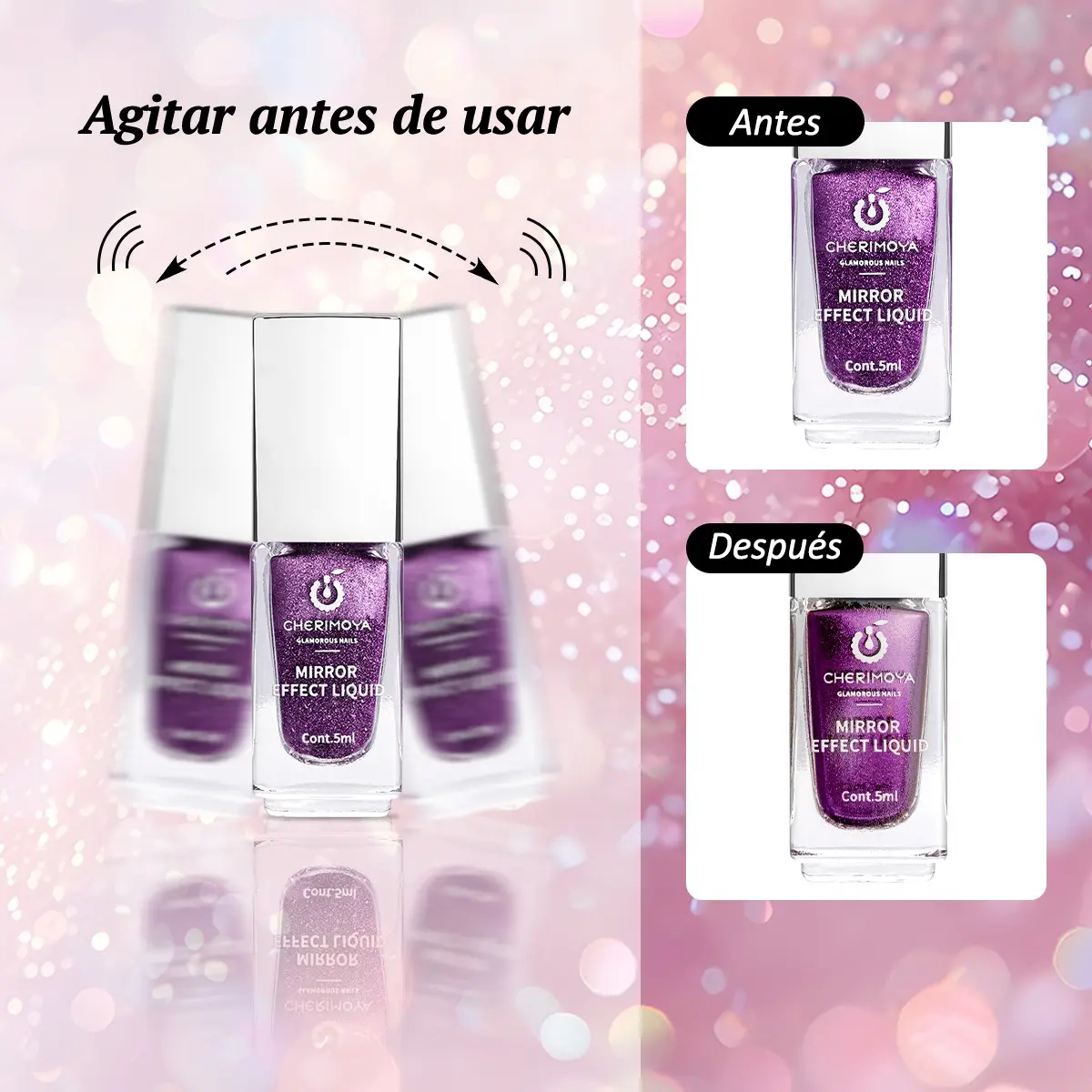 Mirror Effect Liquid (Efecto Espejo) Cherimoya 5ml - Imagen 6