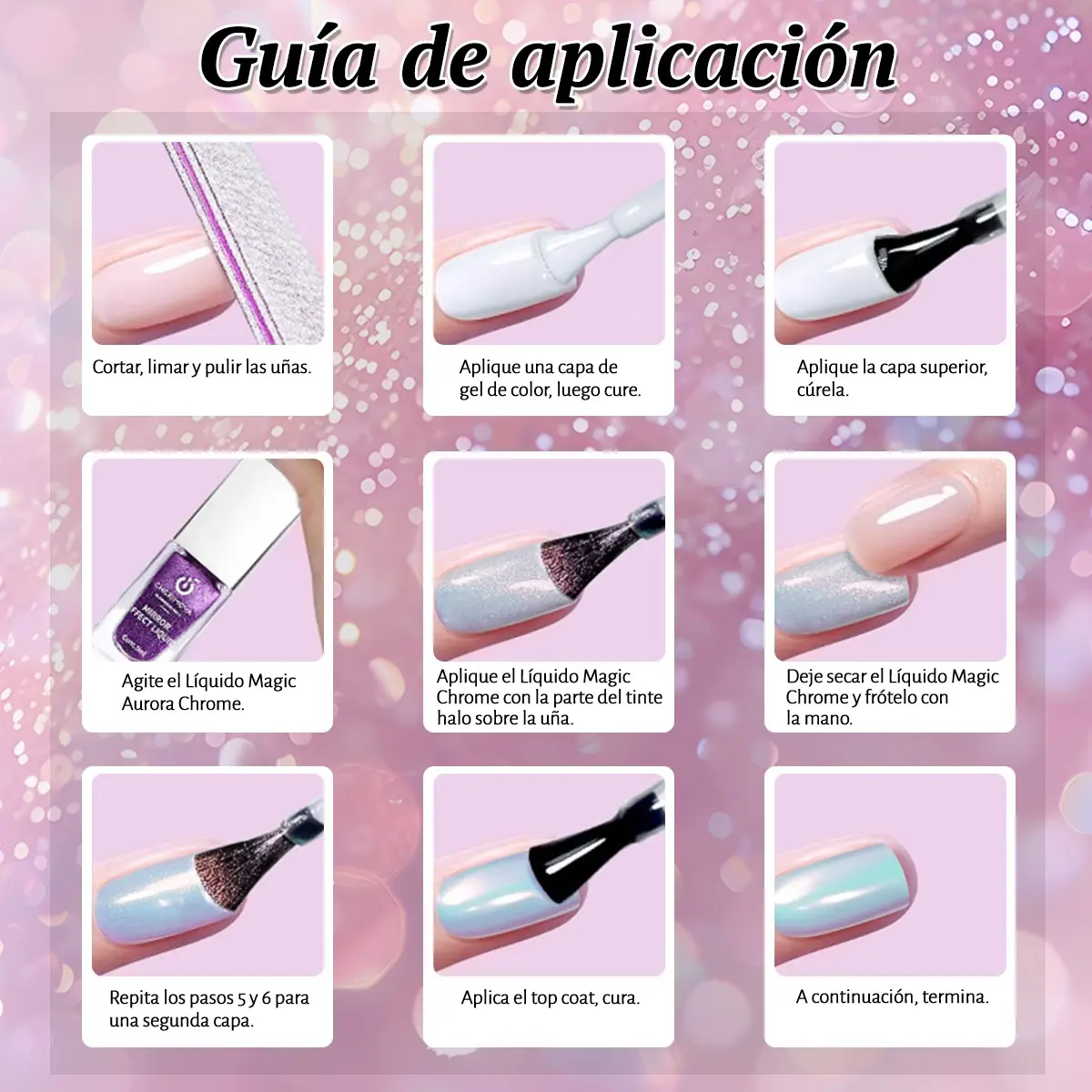 Mirror Effect Liquid (Efecto Espejo) Cherimoya 5ml - Imagen 7