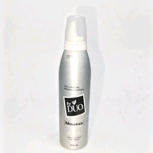 Mousse Acondicionador Fijador Dúo (en su presentación clásica de envase metálico plateado de  200 ml)