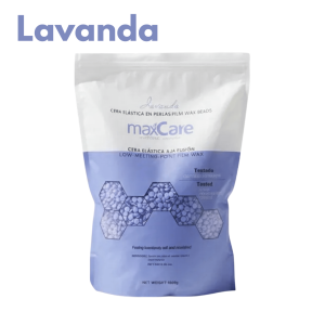 Cera Depilatoria Elástica Lavanda MaxCare 1.000ml