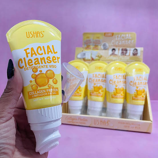 Ushas Facial Cleanser Collagen Protein (Espuma Limpiadora Proteína de Colágeno) 85g - Imagen 2