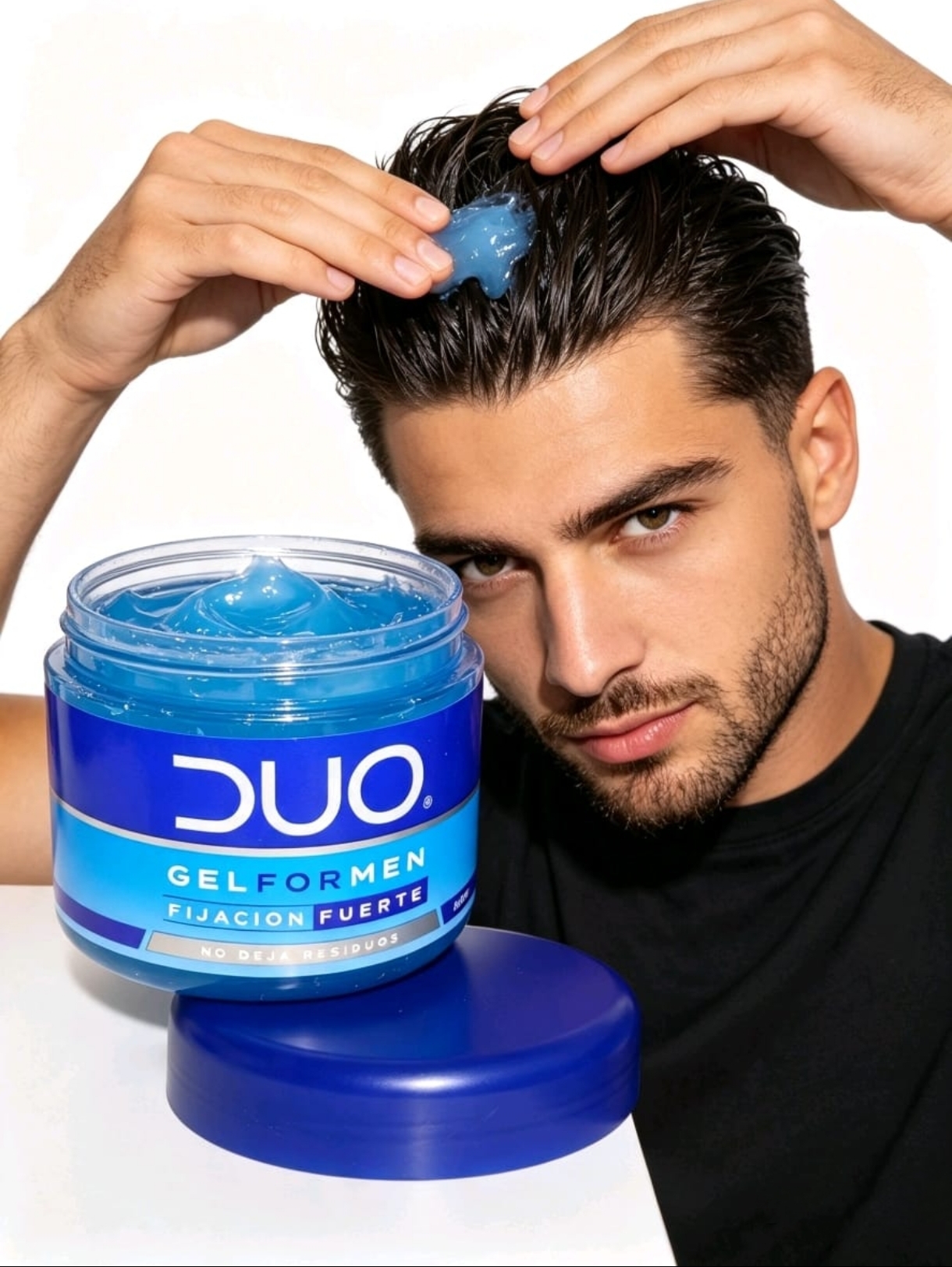Gel Capilar For Men Fijación Extra Fuerte Duo 500g - Imagen 3