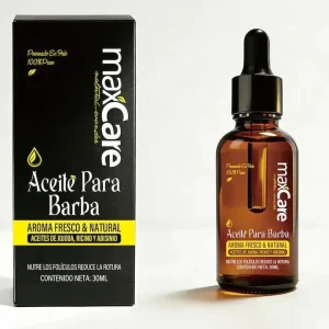 Aceite Para Barba 100% Puro MaxCare 30ml