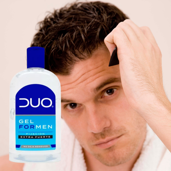 Gel Capilar For Men Fijación Capilar Extra Fuerte de DUO 500 Gramos - Imagen 4