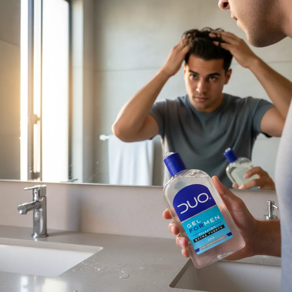 Gel Capilar For Men Fijación Capilar Extra Fuerte de DUO 500 Gramos - Imagen 5